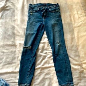 Citizens of Humanity rocket crop high rise skinny